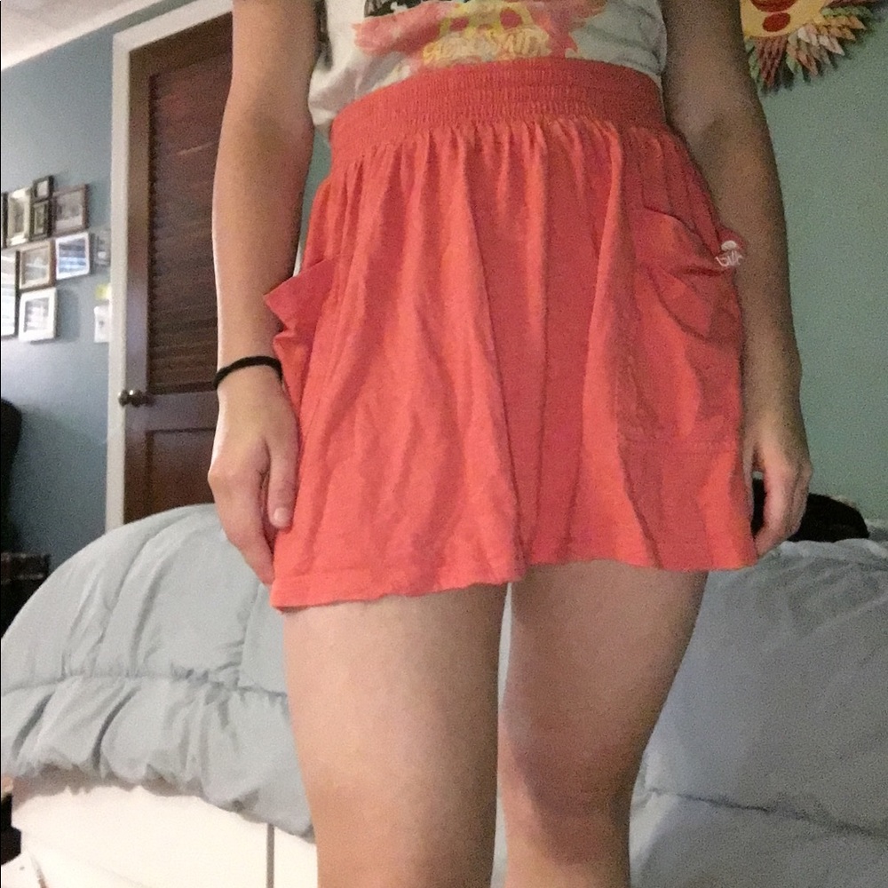 Orange skirt